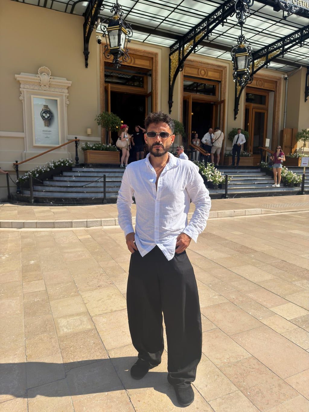 Pantalone Balloon di Lino Uomo | Gemelli Shop