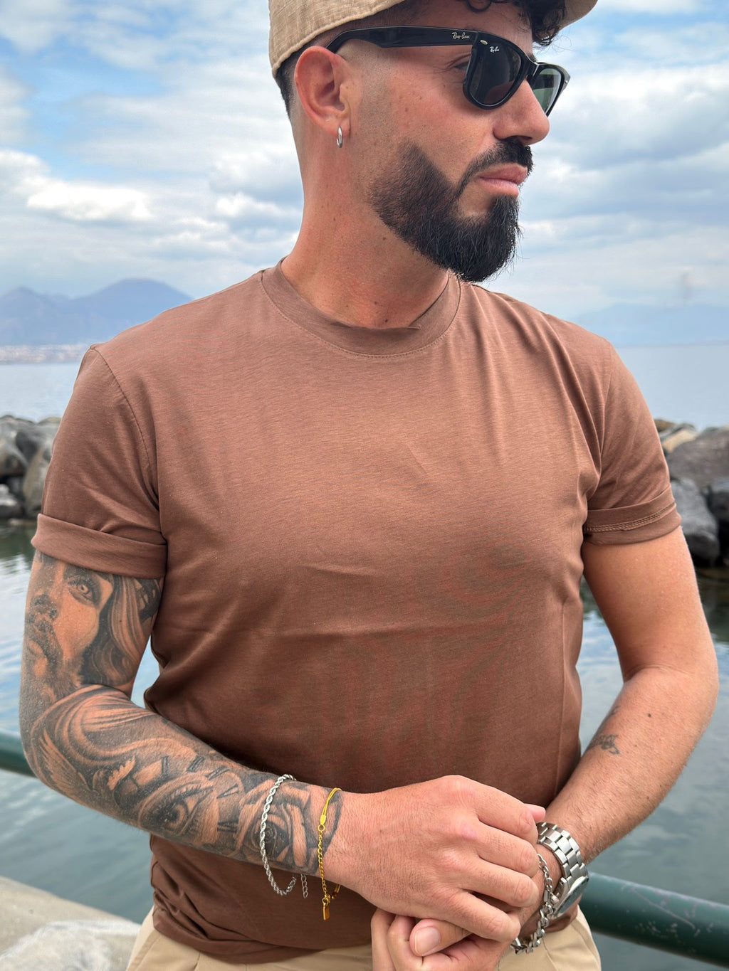 T-Shirt Girocollo Uomo in Cotone | Gemelli Shop